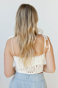mode, naples crochet tank