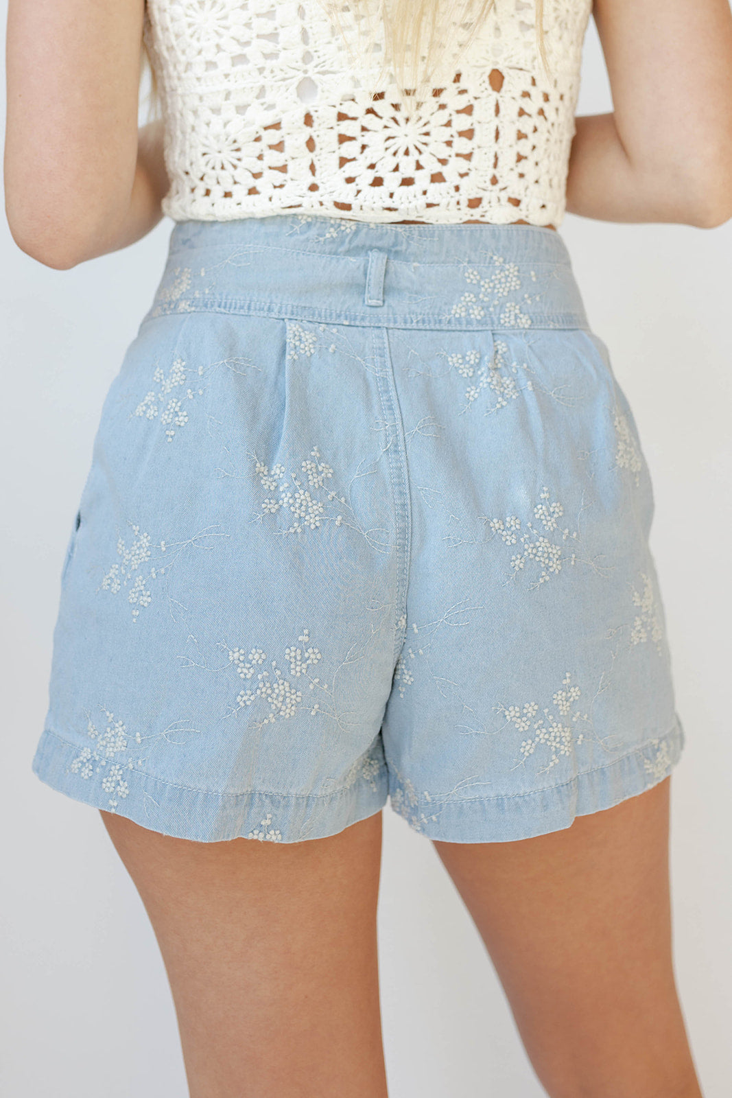 mode, estelle floral shorts