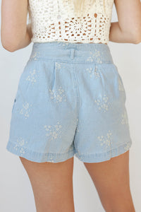 mode, estelle floral shorts