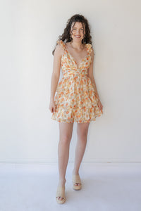 mode, vivienne floral mini dress