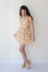 mode, vivienne floral mini dress
