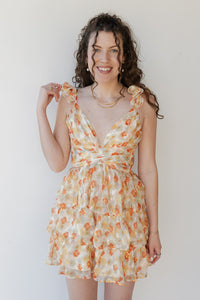 mode, vivienne floral mini dress