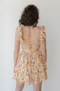 mode, vivienne floral mini dress