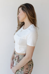 mode, texas corset tee