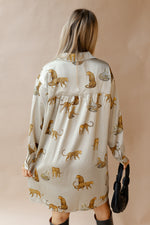 mode, davina animal print dress