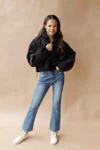 mode, halo crop corduroy jacket