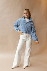 mode, halo crop corduroy jacket
