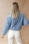 halo crop corduroy jacket