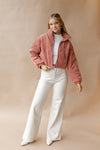 mode, halo crop corduroy jacket
