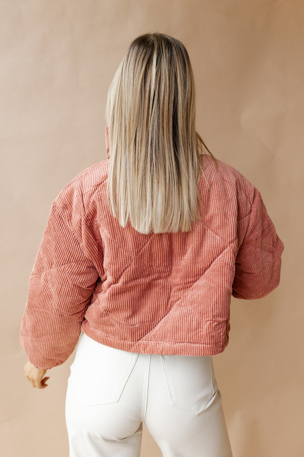 mode, halo crop corduroy jacket