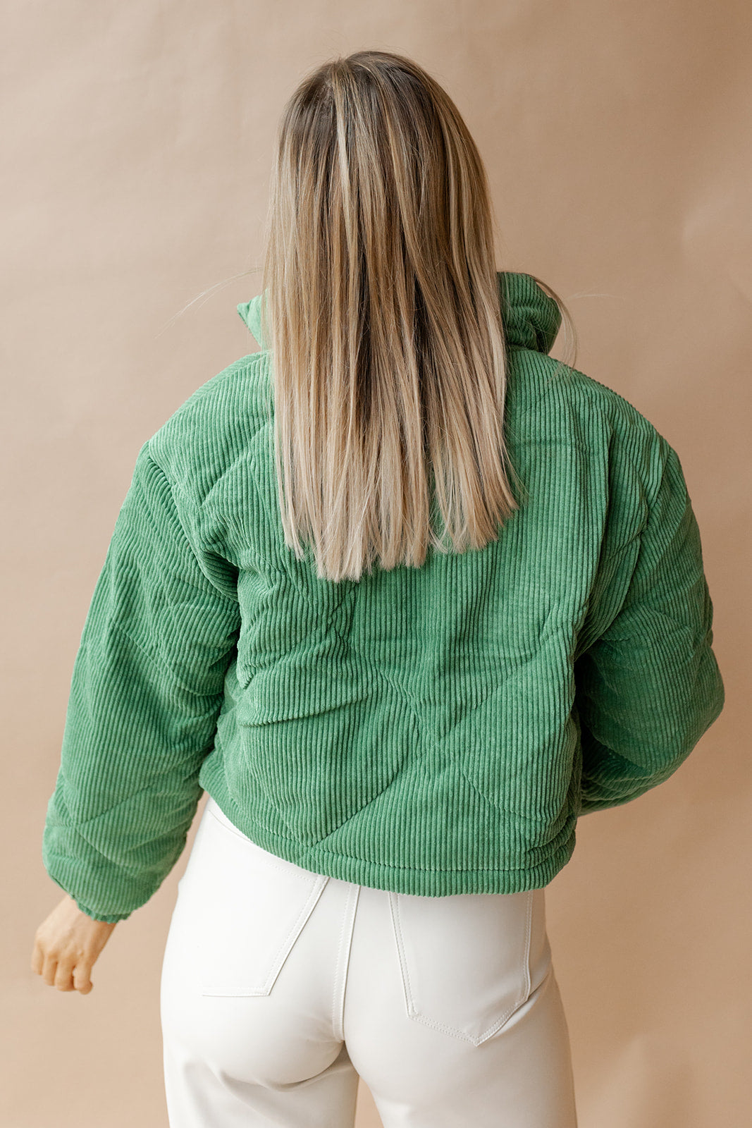 mode, halo crop corduroy jacket