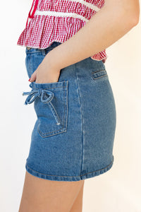 shelby denim skirt
