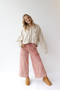 mode, teagan washed hoodie jacket