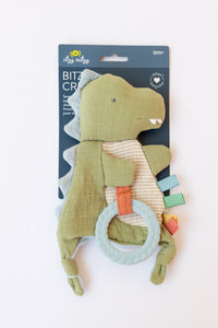 mode, bitzy crinkle sensory toy, dino