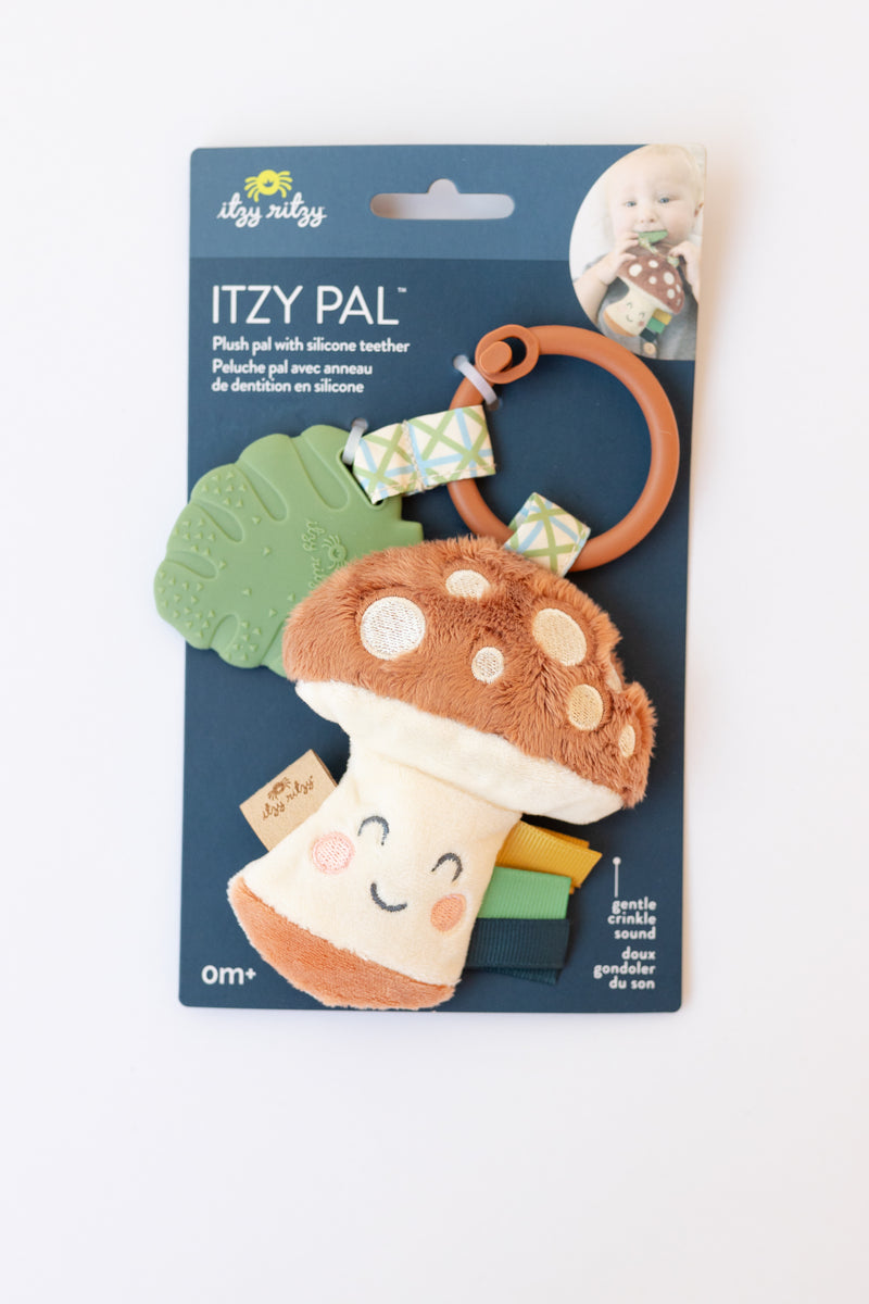 mode, plush teether, mushroom