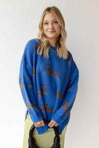 mode, celia cheetah sweater