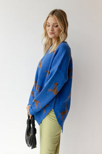 mode, celia cheetah sweater