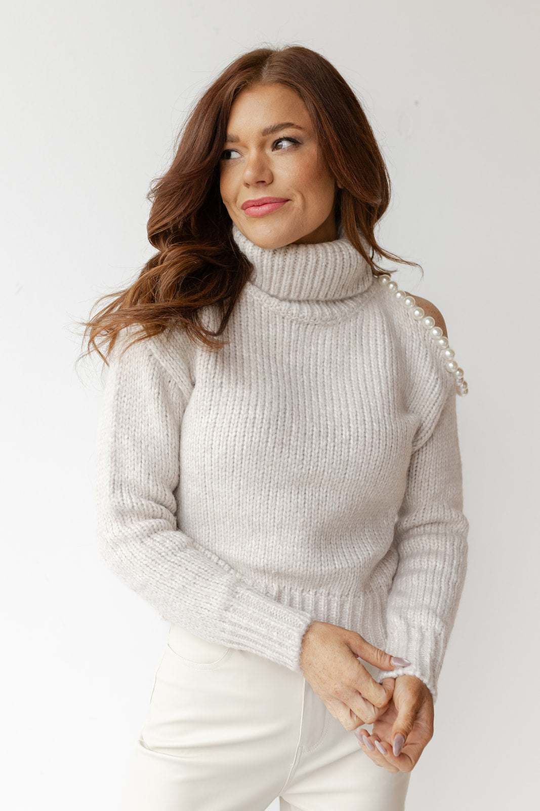 mode, pretty in pearls sweater