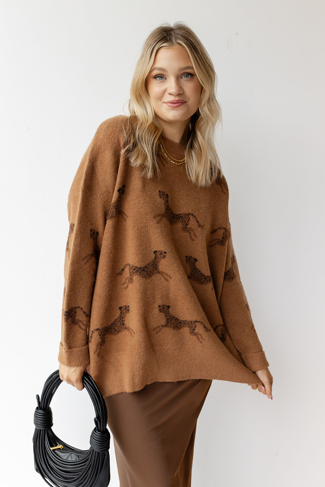 mode, celia cheetah sweater