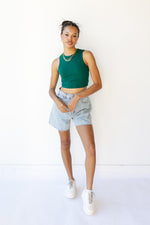 mode, kylie crop tank