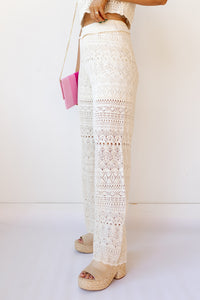 mode, margo crochet pants
