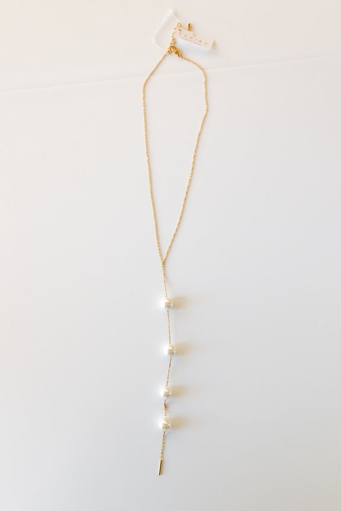 mode, cindy pearl lariat