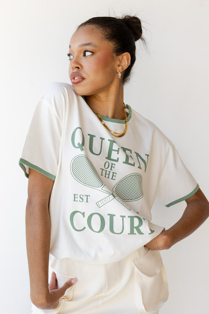 mode, queen of the court t-shirt