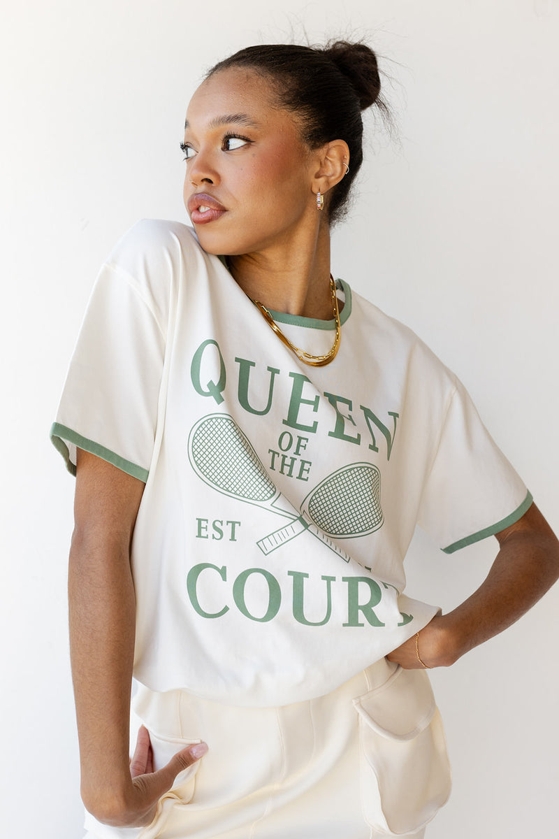 queen of the court t-shirt