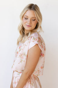 mode, kinley floral crop top