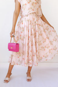 mode, kinley floral skirt