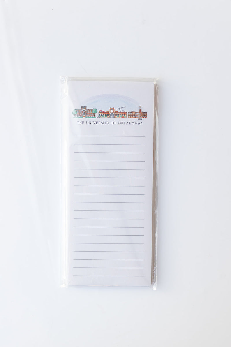 mode, the university of oklahoma notepad
