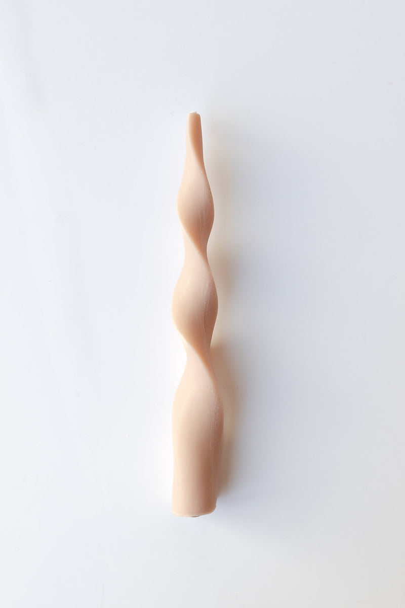 twisted taper candle