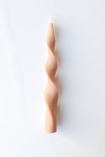 twisted taper candle