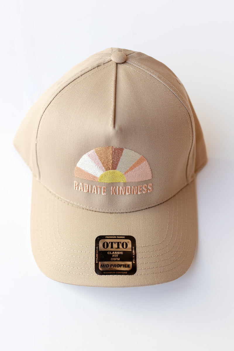 mode, radiate kindness baseball hat
