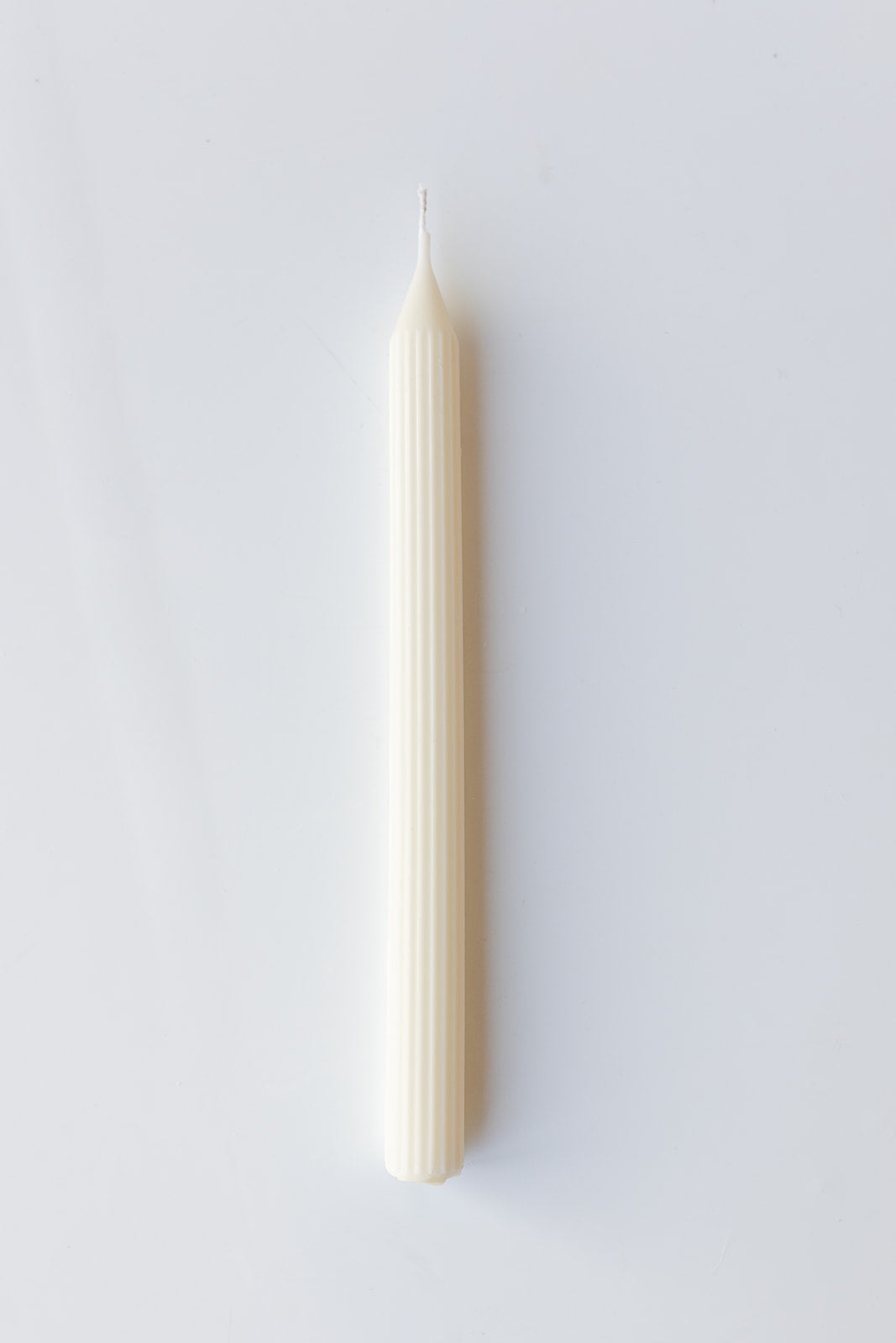 mode, ribbed pillar candle