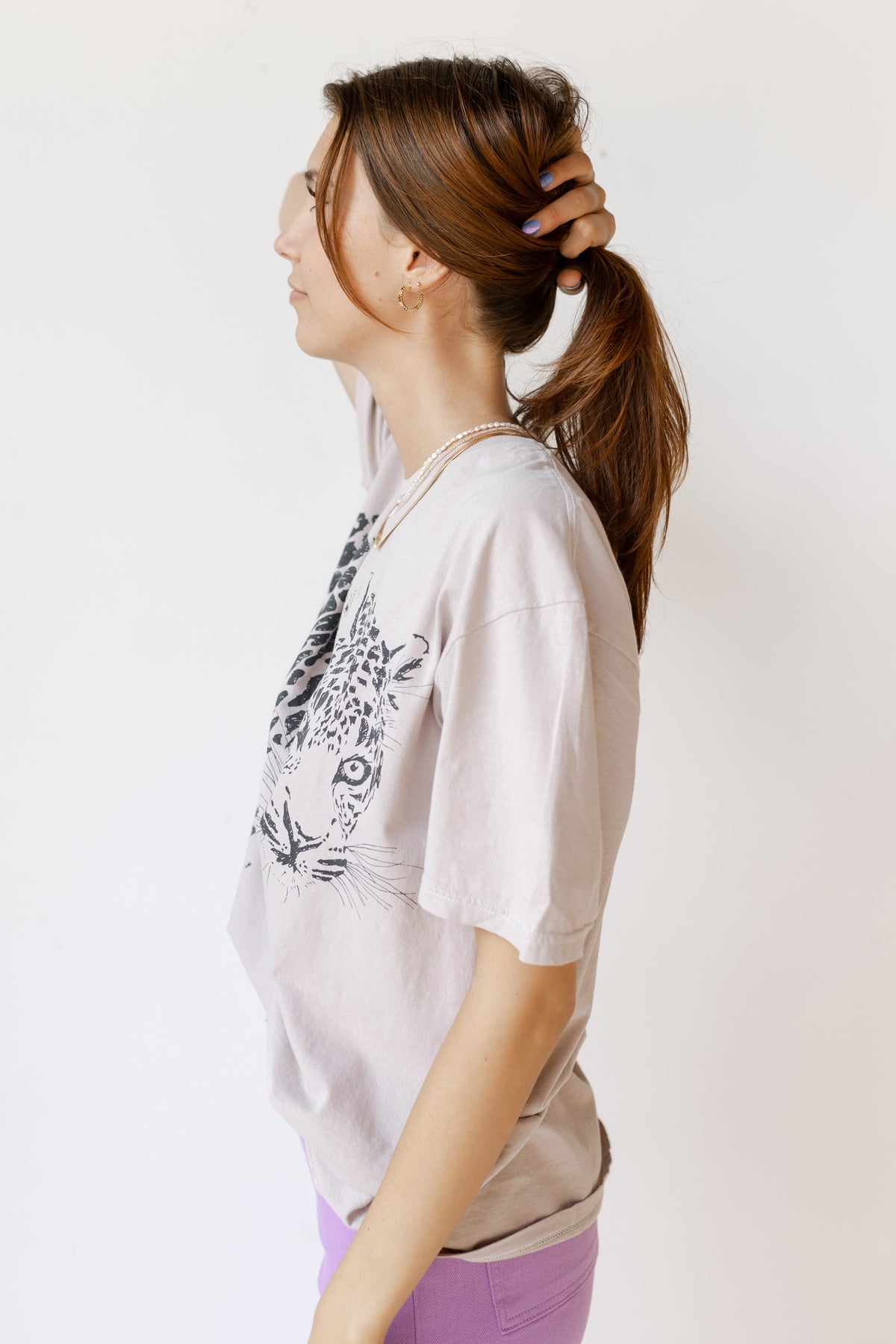 mode, big cats relaxed tee