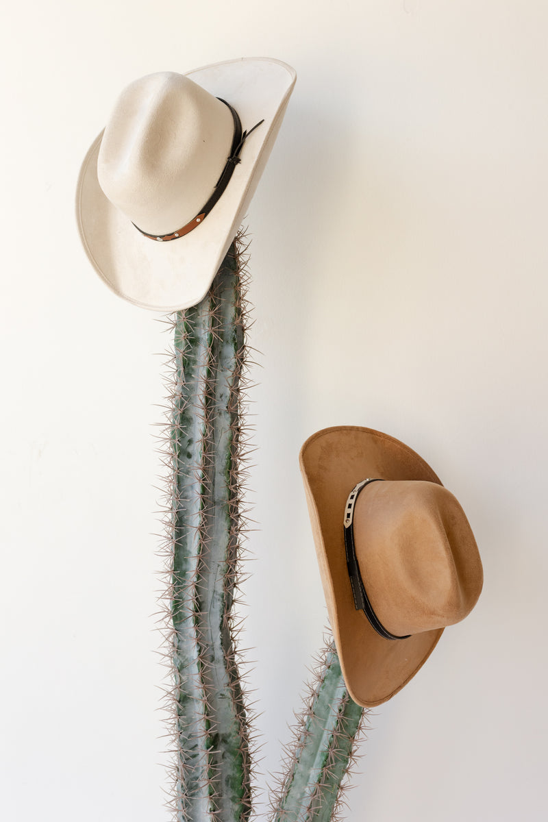mode, reba suede cowboy hat