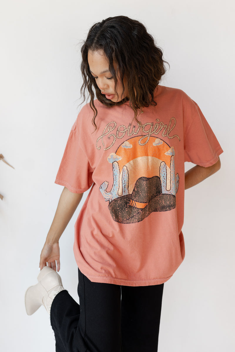 mode, cowgirl relaxed tee