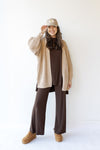 mode, camila chunky cardigan
