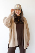 camila chunky cardigan