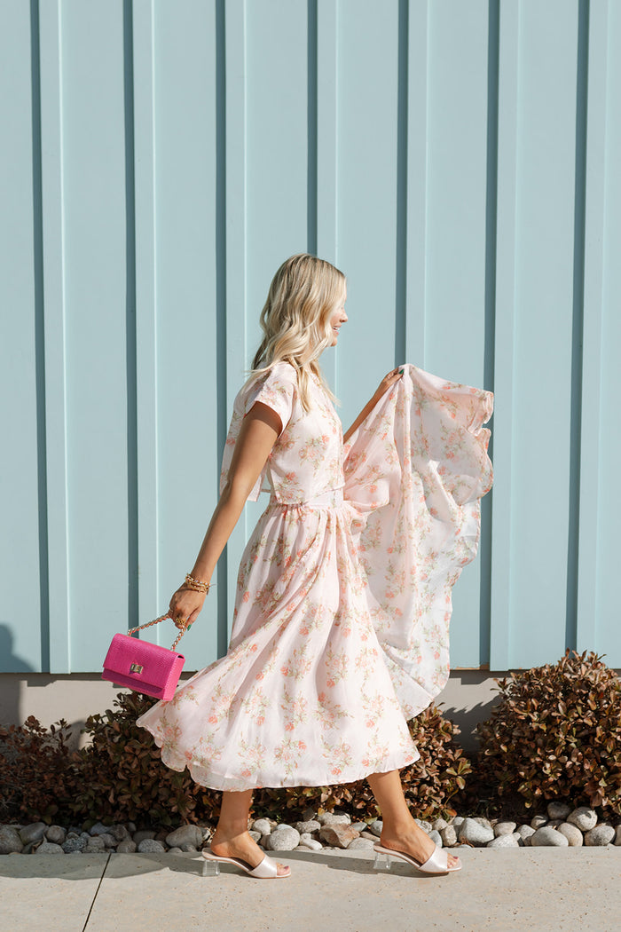 mode, kinley floral skirt