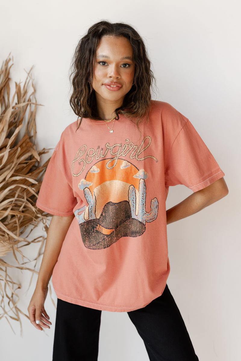 mode, cowgirl relaxed tee