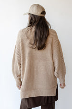 mode, camila chunky cardigan