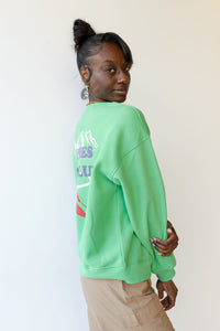 mode, apres ski club sweatshirt