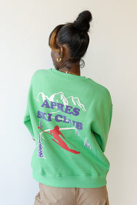 mode, apres ski club sweatshirt