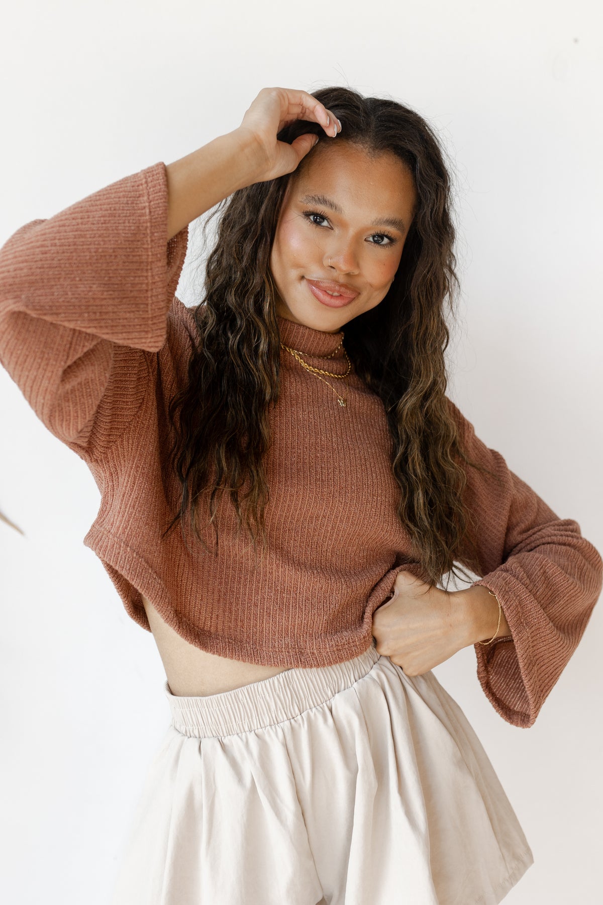 mode, felicity crop top