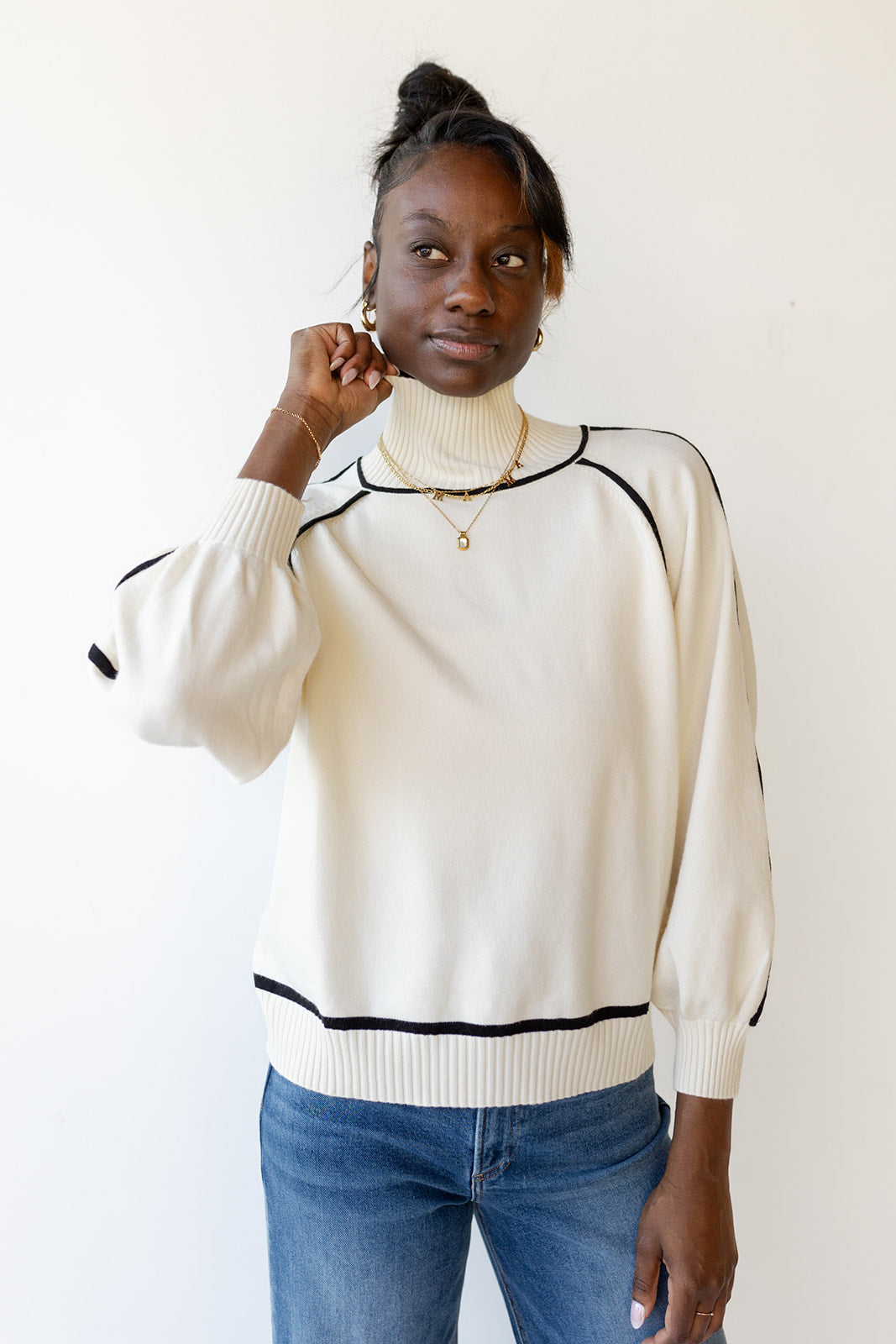 mode, tina turtleneck sweater