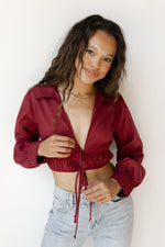 mode, morgan collared crop top