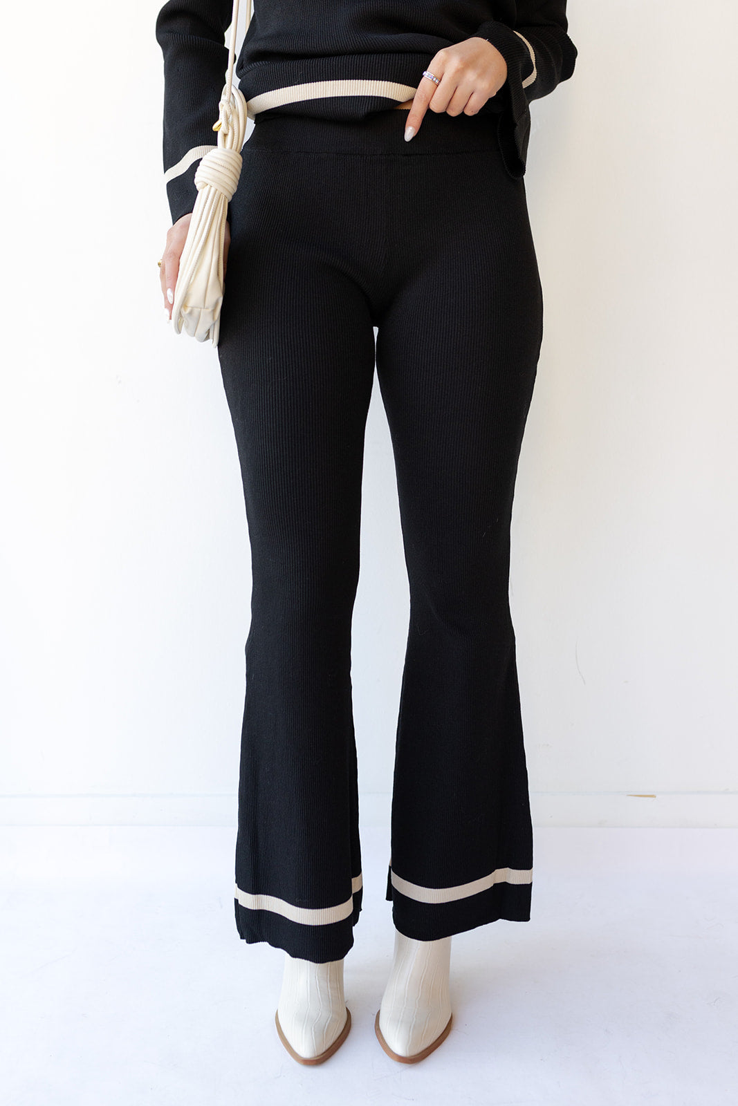 mode, nora color block pants