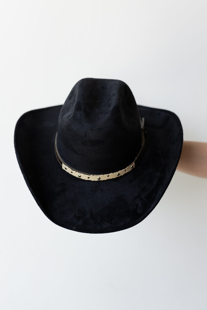 mode, shania suede cowboy hat